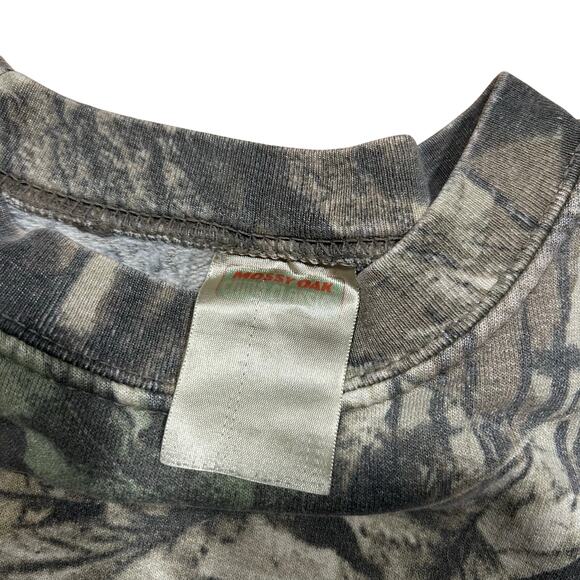 Vintage 90s Mossy Oak Camo Classic Crewneck Sweatshirt Small - Picture 2 of 3
